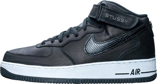 Stussy x Nike Air Force 1 Mid - DJ7840-001 - Maat 37.5 - Kleur als op foto - Schoenen