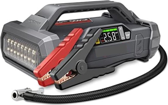 Jumpstarter met compressor - Jumpstarter voor auto - Starthulp - Jumpstarter powerbank