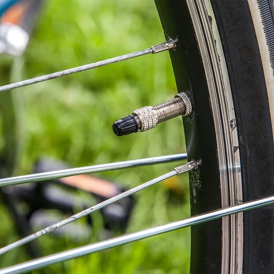 Ibley 20 fietsventieldoppen geschikt voor Hollands/Dunlop ventiel - Kunststof ventieldoppen - Fiets ventieldop - Stadsfiets ventiel - Zwart - Ibley