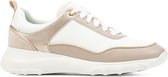 GEOX D ALLENIEE B Sneakers - LT TAUPE/OFF WHITE - Maat 39
