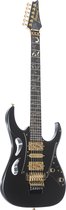 Ibanez Steve Vai PIA3761-XB Onyx Black - Custom elektrische gitaar