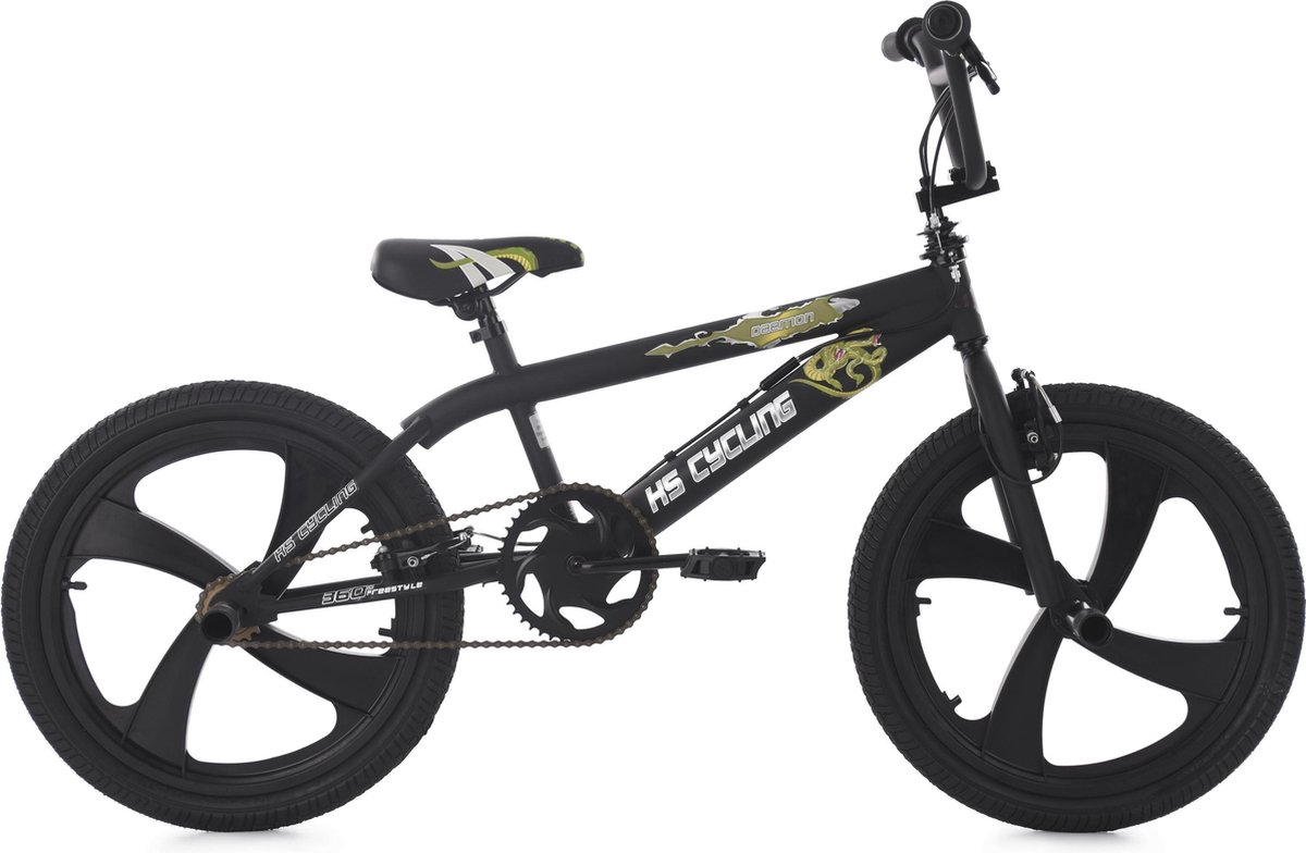 KS Cycling Fiets 20 inch Freestyle BMX Daemon 28 cm