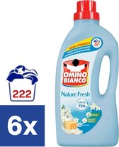 Omino Bianco Lessive Liquide Nature Fresh - 6 x 1 480 l (222 lavages)