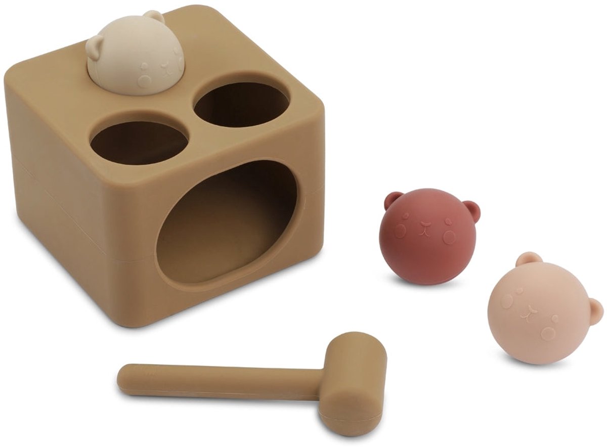 Konges Sløjd Hamster knockout - Almond - Silicone speelgoed