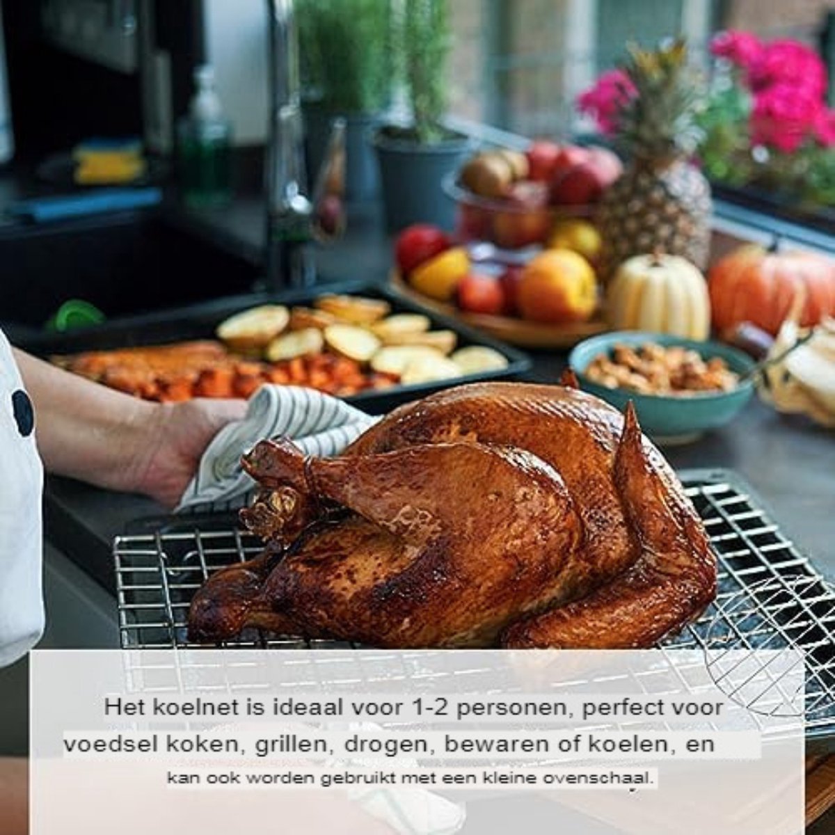 Taartrooster - Afkoelrooster - Bakrooster - Ovenrooster - Taartrooster Rond