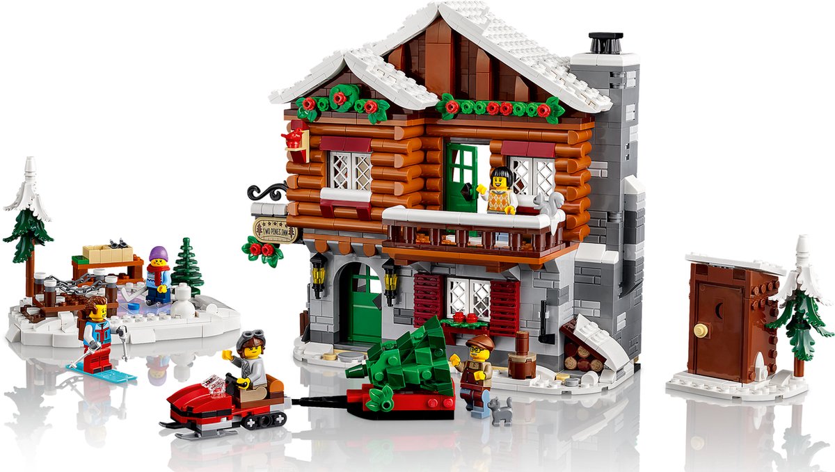 LEGO 10325 Icons Skihut Modelhuis Bouw en Decoratie Set — afbeelding 15