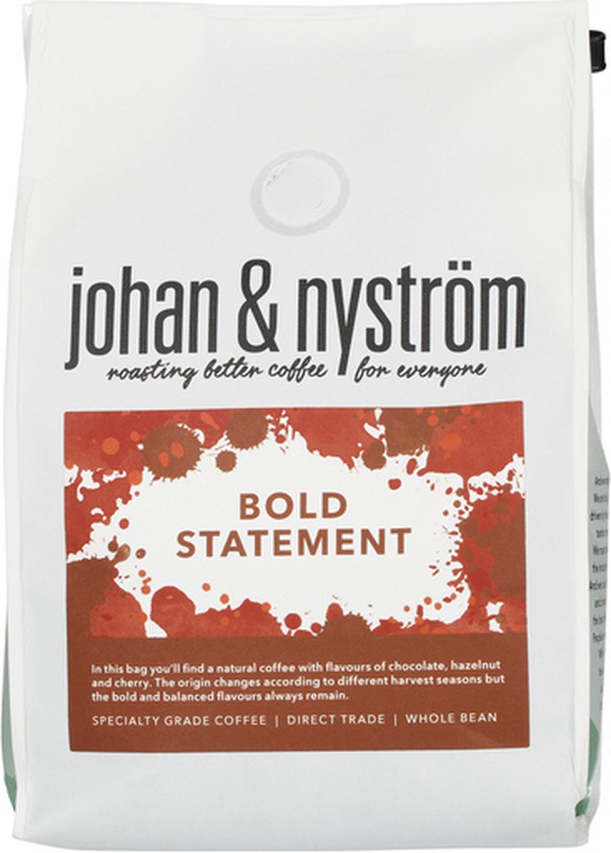 Johan & Nyström - Bold Statement Filter 250g (traceable, ethical and sustainable specialty coffee)