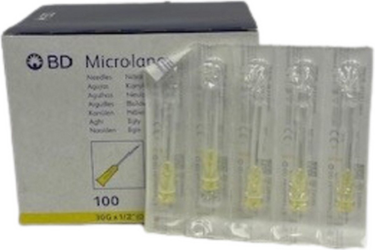 Aguja hipodérmica 30G x 1/2 0.3 x 12 mm | Compra online