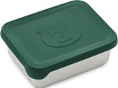 Liewood Ako Snack box/Lunch box - Mr.Bear Garden Vert