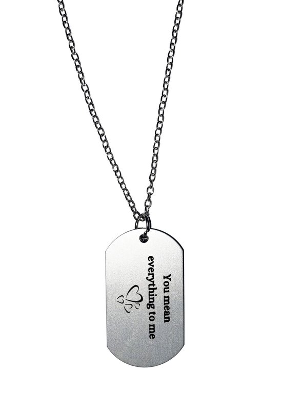 Foto: Akyol you mean everything to me ketting quotes familie vrienden cadeau