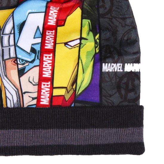 Marvel Avengers Winter Set Bonnet, écharpe et Gants - Coffret cadeau