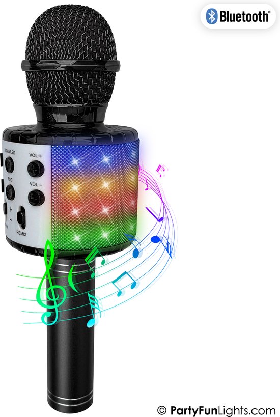 Microphone Karaoké Bluetooth BIGBEN Party - Effets sons et