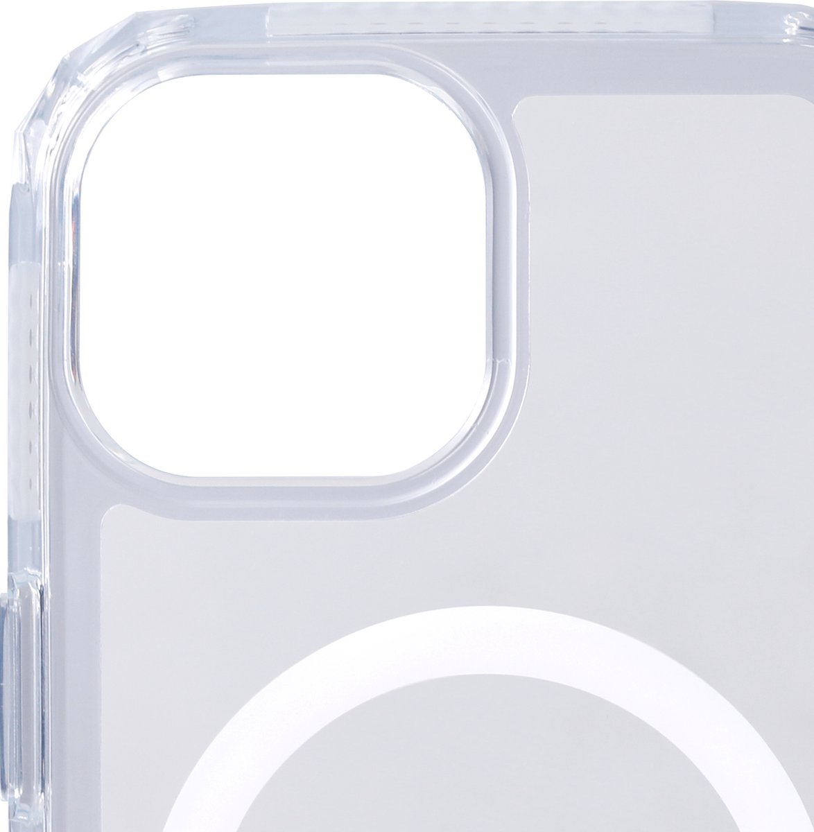 SoSkild iPhone 15 Hoesje MagSafe - Defend Heavy Impact Case - Doorzichtig Magnetisch Magsafe Hoesje - Transparant