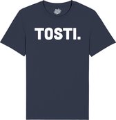Tosti - Snack Outfit - Grappige Eten En Snoep Spreuken en Teksten Cadeau - Dames / Heren / Unisex Kleding - Unisex T-Shirt - Navy Blauw - Maat M