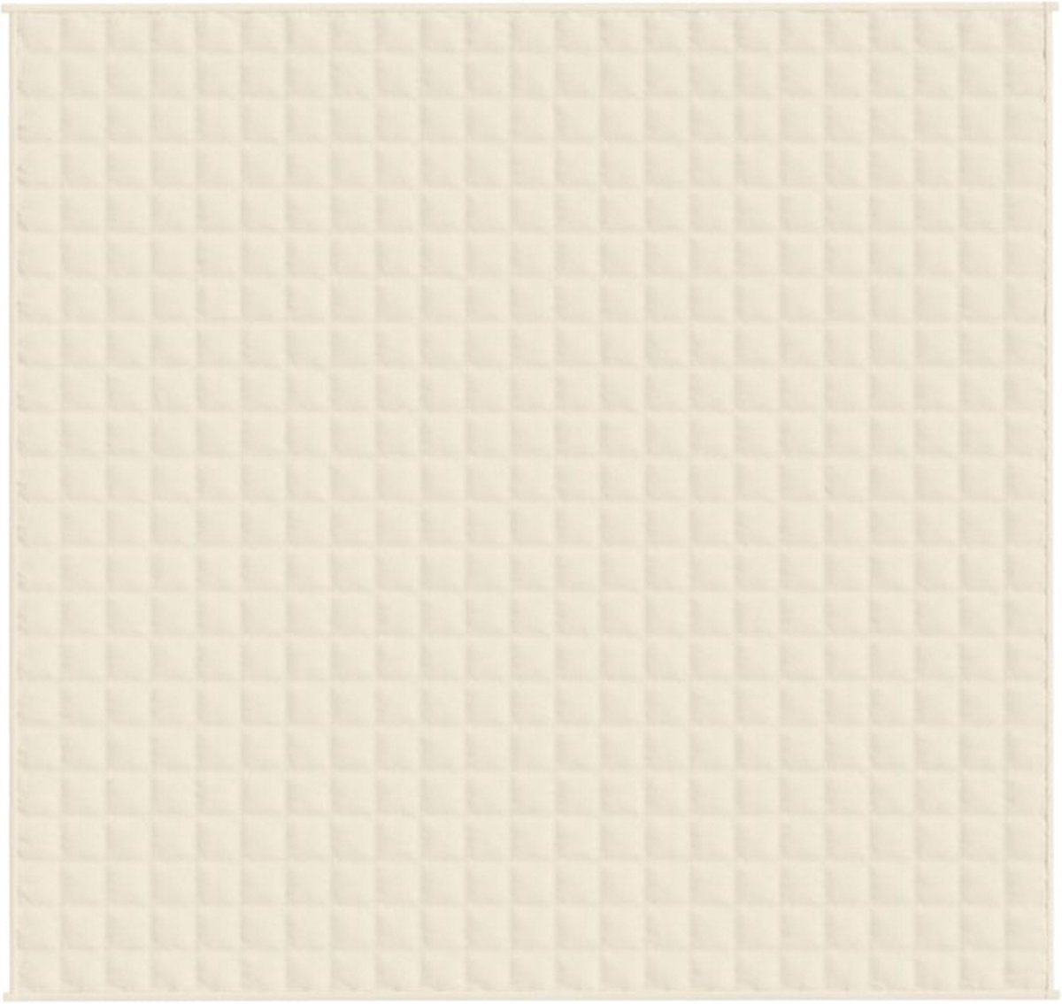 vidaXL - Verzwaringsdeken - 220x240 - cm - 11 - kg - stof - lichtcrèmekleurig