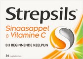 Strepsils Sinaasappel & Vitamine C - 2 x 36 zuigtabletten