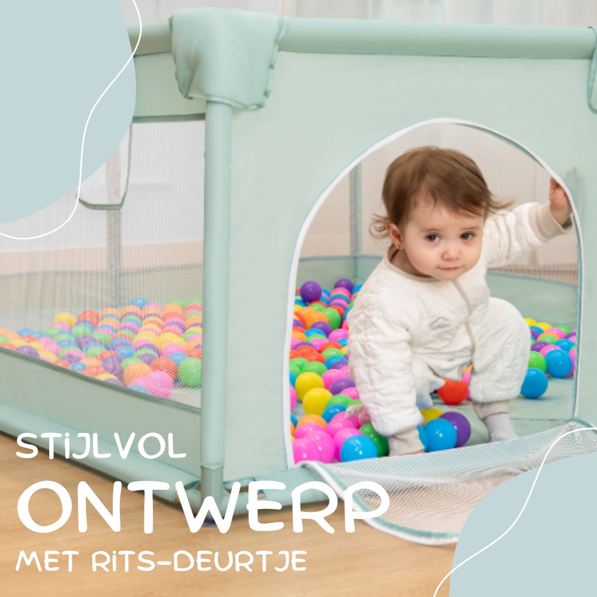 Baby Grondbox - Speelbox kinderen - Kruipbox voor Baby - Kinderbox ...