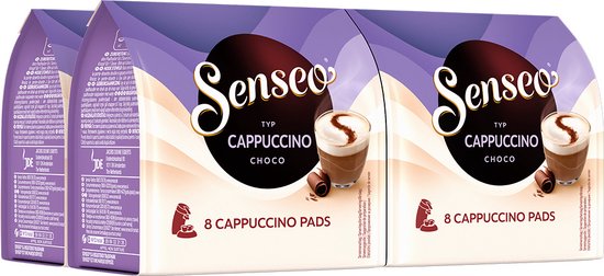 Senseo Cappuccino Choco Koffiepads - Intensiteit 2/9 - 4 x 8 pads
