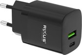 Rixus - Fast Charging Adapter 30W - Zwart
