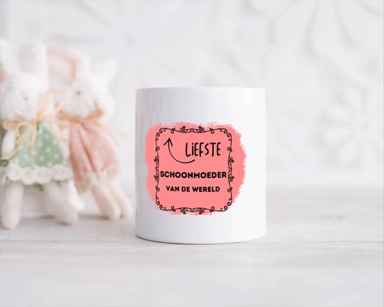 Akyol - de liefste schoonmoeder van de wereld Spaarpot - Schoonmoeder - de liefste schoonmoeder - moeder cadeautjes - moederdag - verjaardag - geschenk - kado - 350 ML inhoud