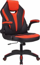 Gaming stoel Bureaustoel Draaistoel Computerstoel Werkstoel Bureaustoel Ergonomische stoel Racestoel Lederen stoel PC-gamingstoel (Rood)