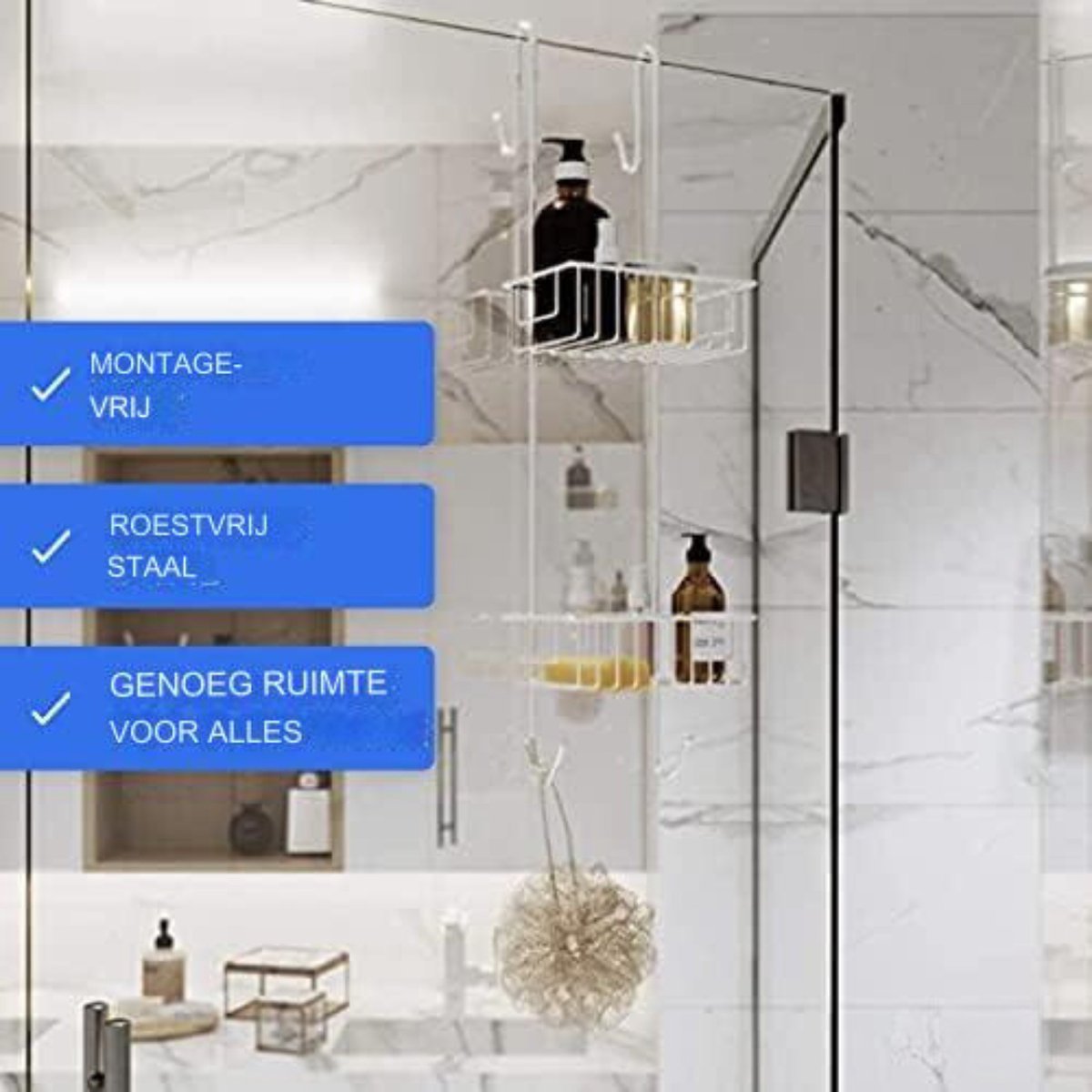 Doucherek Aan Douchewand Ophangbaar Doucherek Doucherek Zonder