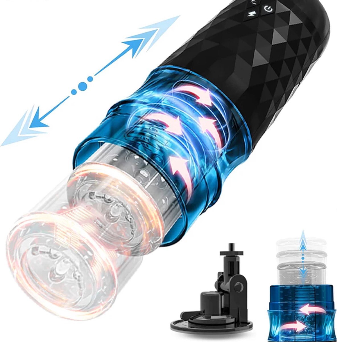 Goedkoopste Automatische Kunstkut Telescopische Rotatie Vagina Masturbatie Apparatuur Speeltjes Voor Mannen Goederen Voor Volwassenen Zuiger Mastubator
