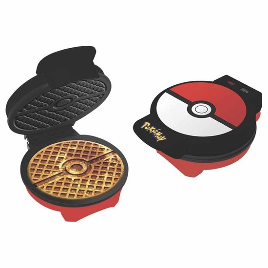 Uncanny Brand - Pokémon Pokébal Wafelijzer - Wafel Maker van Uncanny Brands — afbeelding 2