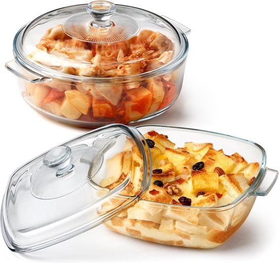 Casserole dish with sales cover