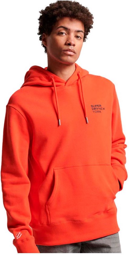 Superdry - Luxe Sport hoodie met losse pasvorm - Heren - Hoodies
