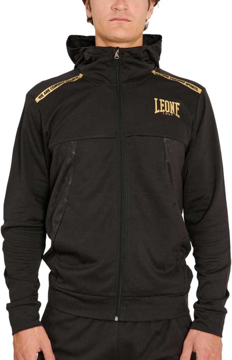 Leone1947 Dna Small Capuchon Zwart 2XL Man