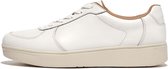 Fitflop Rally Leather Panel Sneakers Wit EU 40 Vrouw