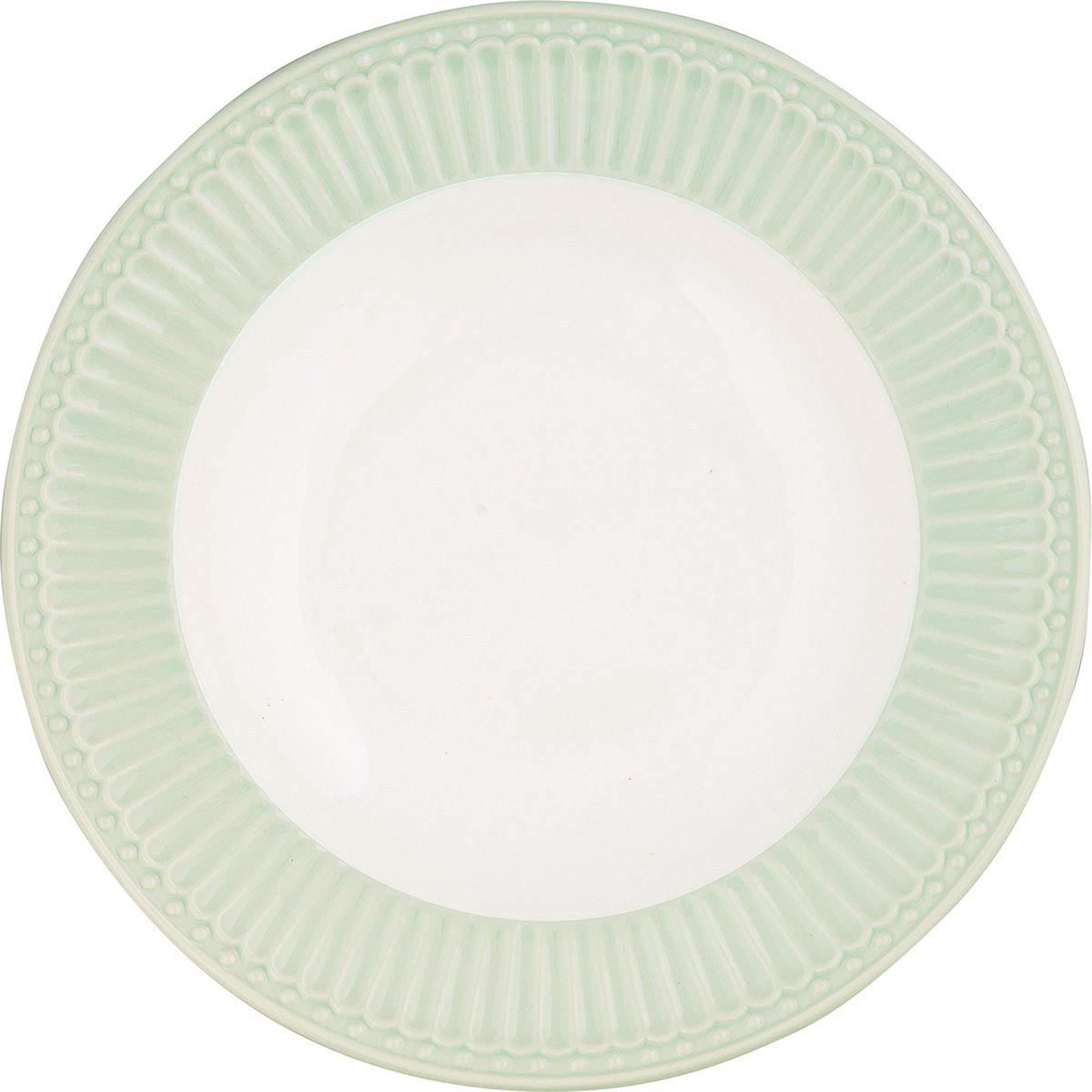 GreenGate Diep bord / Soepbord Alice lichtgroen Ø 21.5 cm