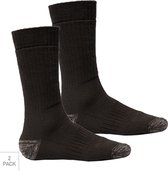 Lot de 2 chaussettes de travail Heavy en coton Bata Industrials - noir - 47-50