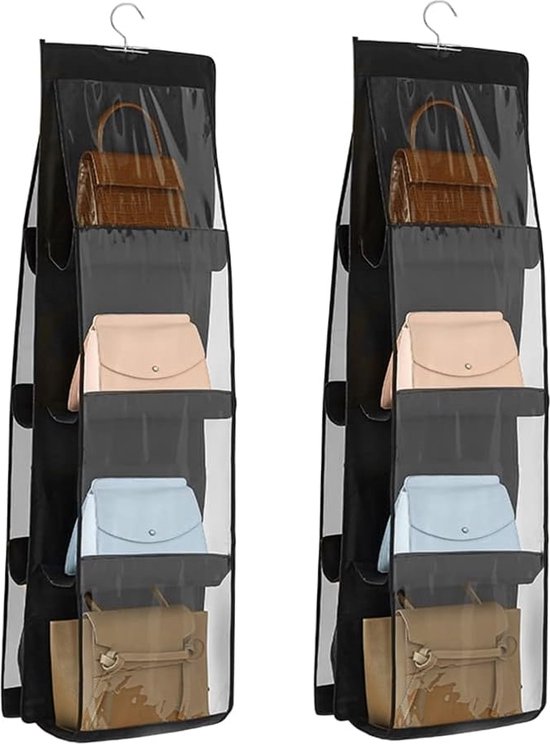 Organisateur de sac à main pièces, suspendu, 16 compartiments, sac à  bol - Main Image