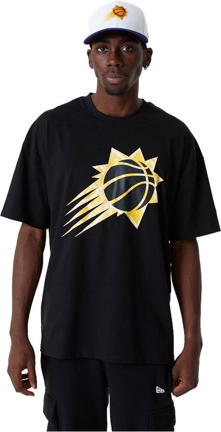 New Era 60357099 NBA Infill Logo Phosun T-shirt à manches courtes Zwart L homme