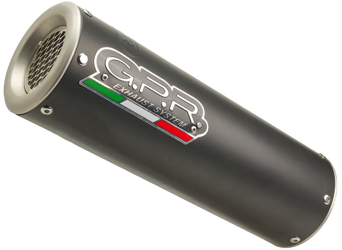 Gpr Exclusive M3 Titanium T-max 560 20-22 Euro 5 Cat Gehomologeerd Compleet Uitlaatsysteem Zwart Homologated