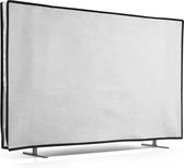 kwmobile tv hoes geschikt voor 32" TV - Beschermhoes voor televisie - Tegen vuil en stof - In wit