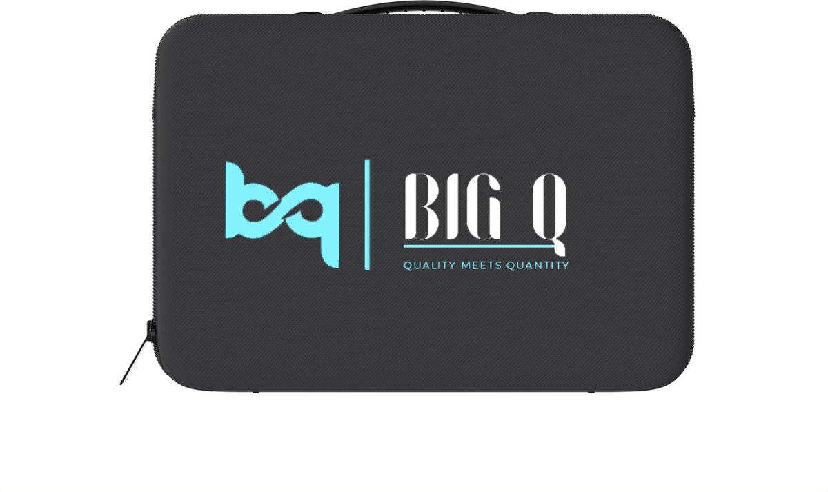 Afbeelding 3 van Big Q Massage Gun - Matzwart - 30 snelheden - 6 opzetstukken - Sport En Relax Massageapparaat - LCD Touchscreen