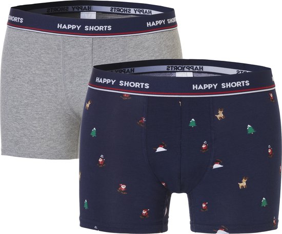 Happy Shorts Kerst Boxershorts 2-Pack Heren Classic Nutcracker - Maat XXL