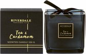 Riverdale - Geurkaars in pot - DeLuxe lijn - Tea & Cardamom - 10cm hoog.