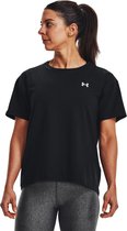 Under Armour Damen UA Essential T-Shirt aus Baumwoll-Stretchstoff Black-XL