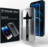 Umbrella Glass Snap-it-On Screenprotector - Geschikt voor iPhone 12 Pro Max