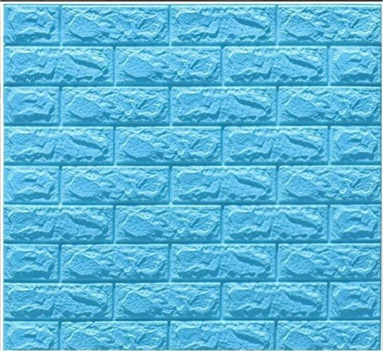 Velox Tegelsticker 10-Pack Blauw – Zelfklevende Muursticker Baksteen – Plaktegels –Tegelstickers – Zelfklevende tegels – Tegel muurstickers zelfklevende – Tegelstickers badkamer – Plaktegels keuken – Waterdicht