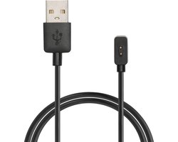 kwmobile USB-oplaadkabel geschikt voor Xiaomi Mi Band 10 / 9 / 8 / 8Pro / Redmi Watch 3 Active kabel - Laadkabel voor smartwatch - in zwart