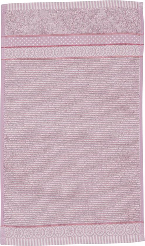 Pip Studio badgoed Soft Zellige lila - handdoek 55x100 cm