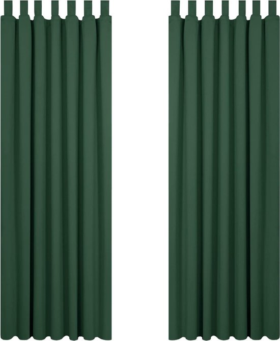 Joydeco 100% verduisterende linnen gordijnen slaapkamer
