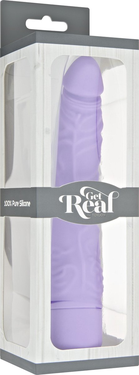 Goedkoopste GET REAL by TOYJOY - CLASSIC SLIM PURPLE VIBRATOR