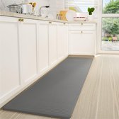 Tapis de Kitchen en PVC couleur G, lavable, Kitchen , imperméable et résistant à l'huile, Heavy , tapis de Kitchen Kitchen cuisine, couloir, bar à eau (gris, 44 x 180 cm)