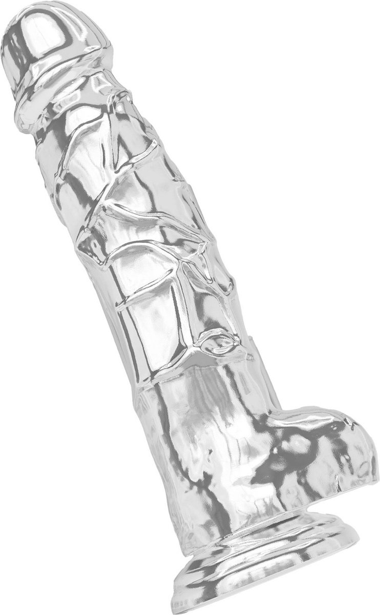 Goedkoopste Clear Dildo w. Balls 8 inch
